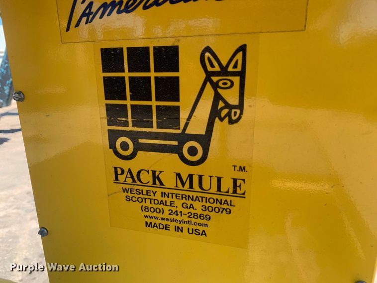 image for item DM7866 2016 Pack Mule SC-775-6CA utility cart