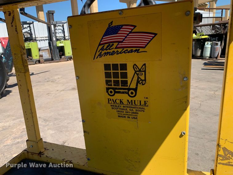 image for item DM7867 2016 Pack Mule SC-775-6AC utility cart