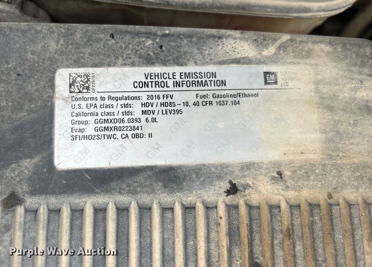 image for item DO6486 2016 Chevrolet Silverado 2500HD Crew Cab pickup truck