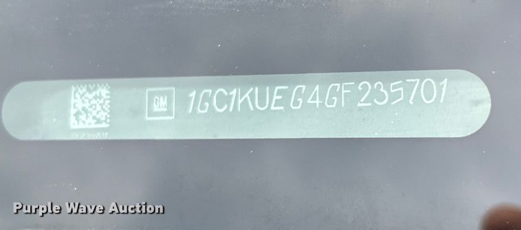 image for item DO6486 2016 Chevrolet Silverado 2500HD Crew Cab pickup truck