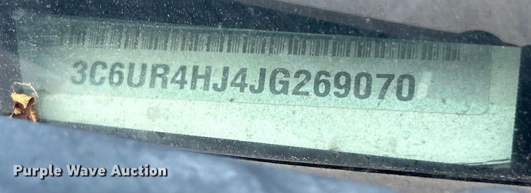 image for item DO6495 2018 Dodge Ram 2500HD Crew Cab pickup truck