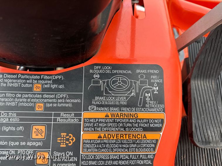 image for item DO6957 Kubota  F3990 lawn mower