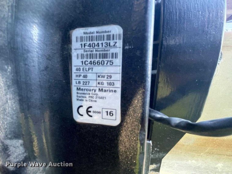 image for item DP0866 2017 Tracker Pro 160 boat