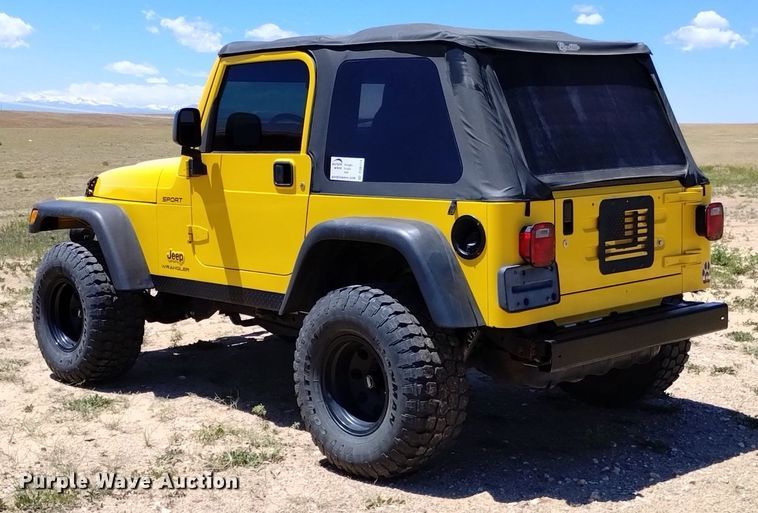 image for item DQ6114 2003 Jeep Wrangler Sport SUV