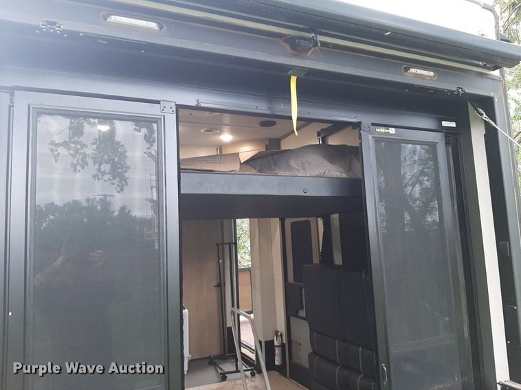 image for item DQ7055 2022 Keystone Raptor toy hauler camper