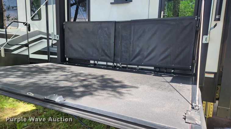 image for item DQ7055 2022 Keystone Raptor toy hauler camper