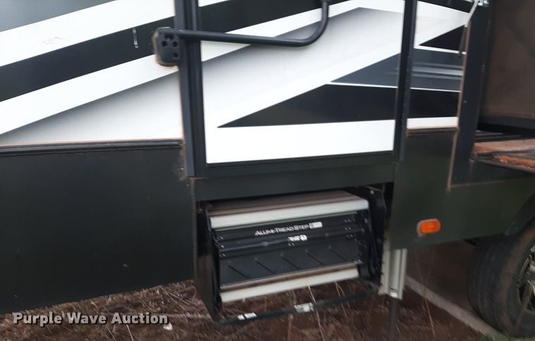 image for item DQ7055 2022 Keystone Raptor toy hauler camper