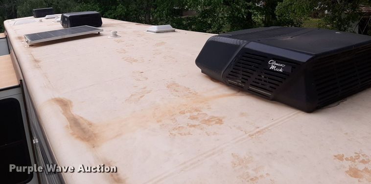 image for item DQ7055 2022 Keystone Raptor toy hauler camper