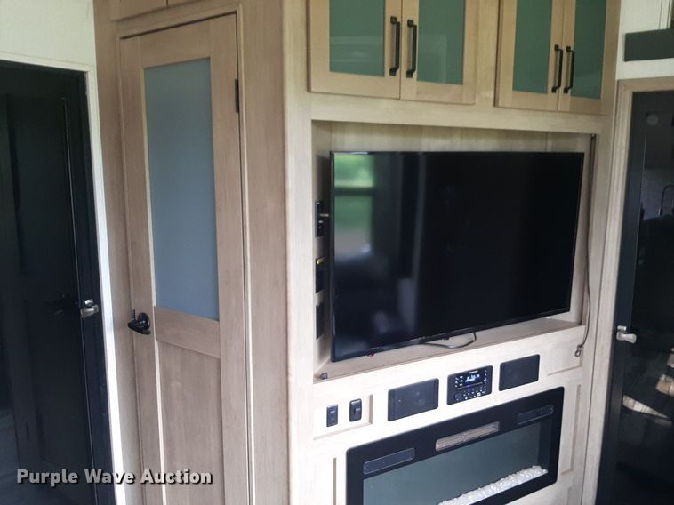 image for item DQ7055 2022 Keystone Raptor toy hauler camper