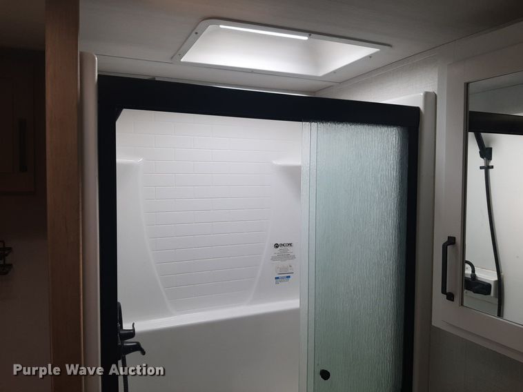 image for item DQ7055 2022 Keystone Raptor toy hauler camper