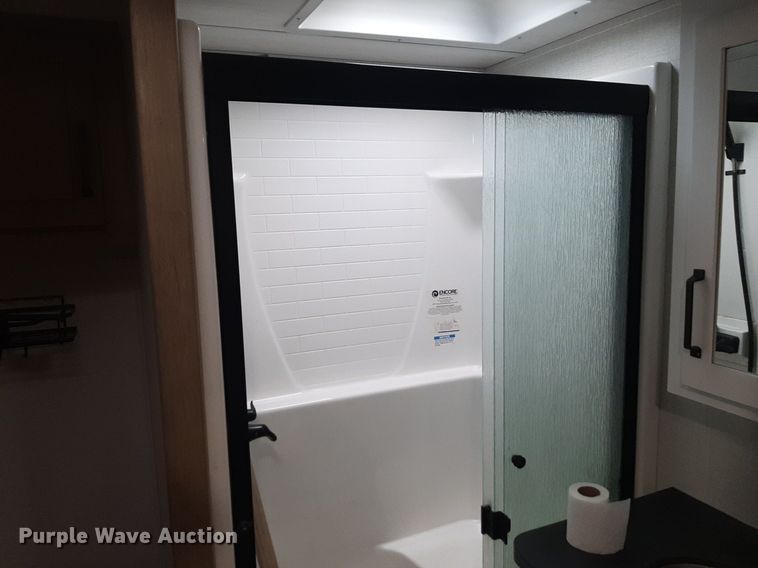 image for item DQ7055 2022 Keystone Raptor toy hauler camper