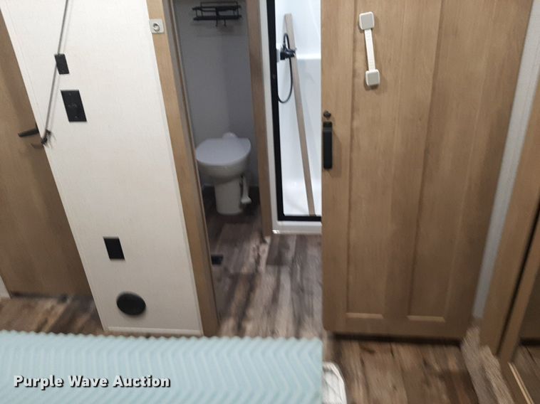 image for item DQ7055 2022 Keystone Raptor toy hauler camper