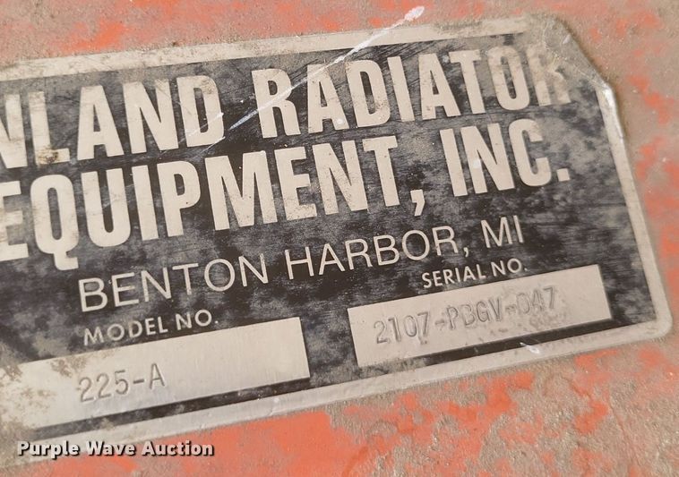 image for item DR4790 Inland Radiator Equipment Inc 225A radiator cabinets