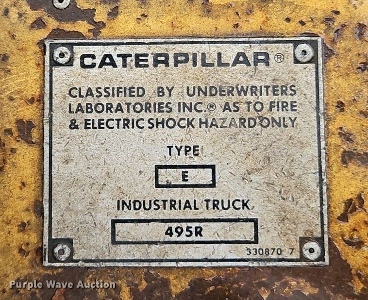 image for item DR8614 Caterpillar F35 forklift