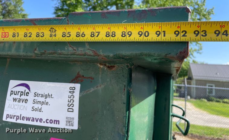 image for item DS5548 Wastequip May Fab roll-off container 