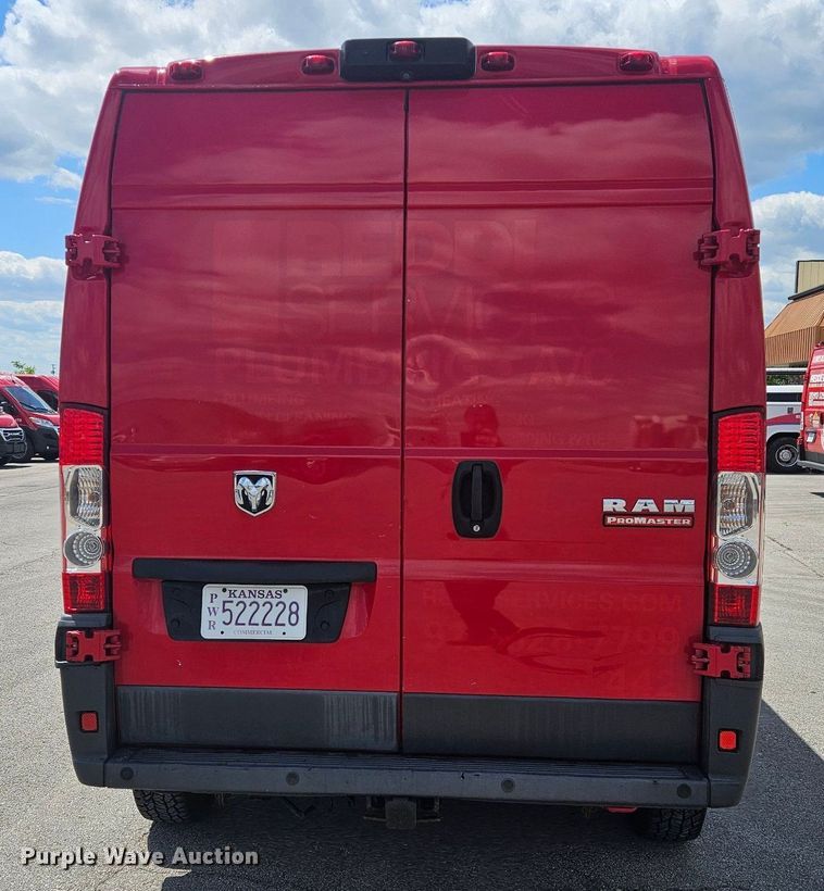 image for item DS6485 2015 Ram Promaster 2500 van