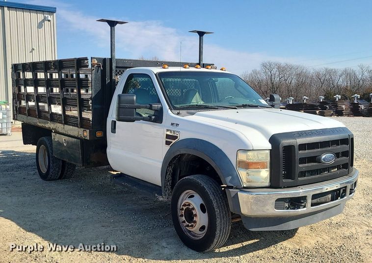 image for item DS7331 2008 Ford F550 Super Duty XL  flatbed truck