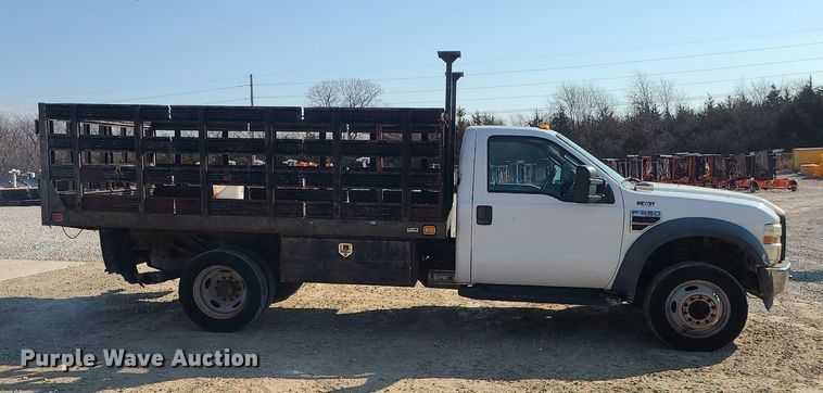 image for item DS7331 2008 Ford F550 Super Duty XL  flatbed truck