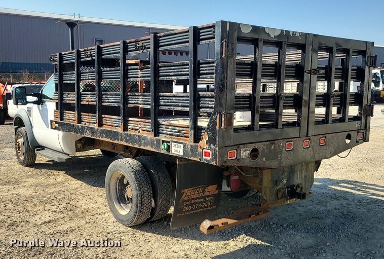 image for item DS7331 2008 Ford F550 Super Duty XL  flatbed truck