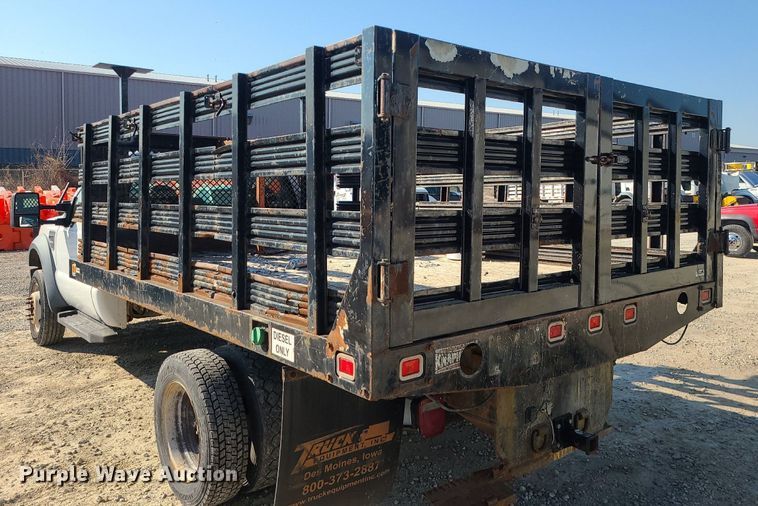 image for item DS7331 2008 Ford F550 Super Duty XL  flatbed truck