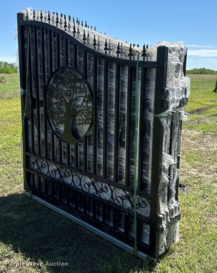 image for item DX0510 (3) sets of wrought iron gates