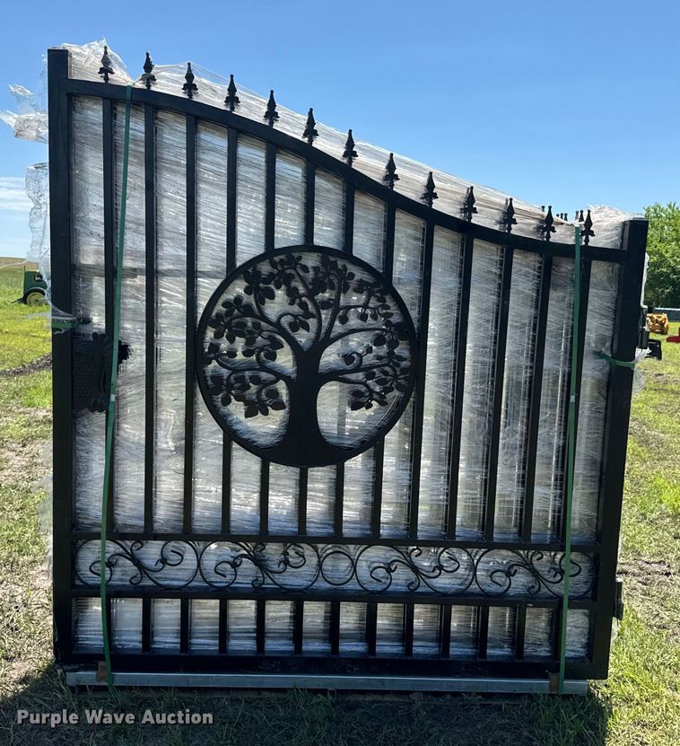 image for item DX0510 (3) sets of wrought iron gates