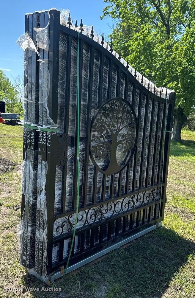 image for item DX0510 (3) sets of wrought iron gates