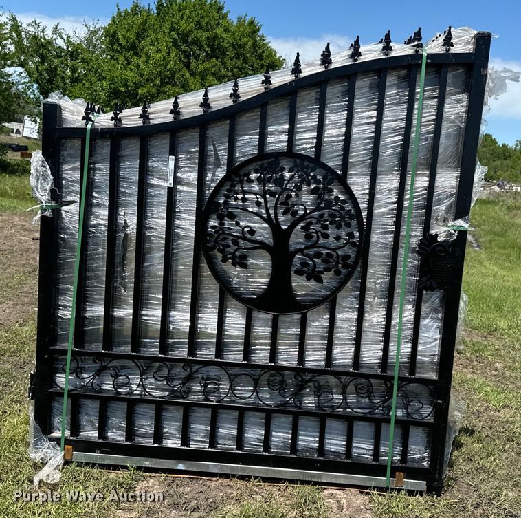 image for item DX0510 (3) sets of wrought iron gates