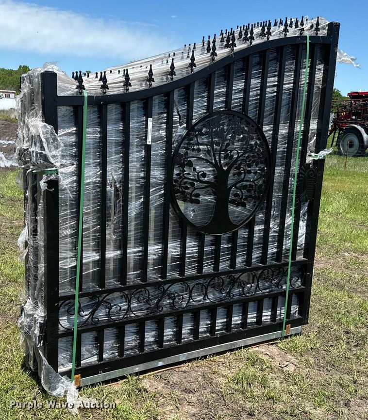 image for item DX0510 (3) sets of wrought iron gates