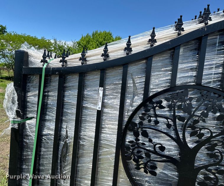 image for item DX0510 (3) sets of wrought iron gates