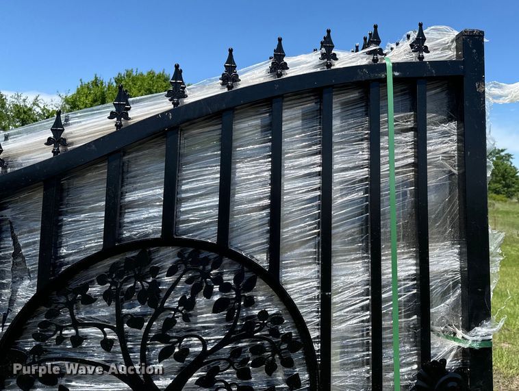 image for item DX0510 (3) sets of wrought iron gates