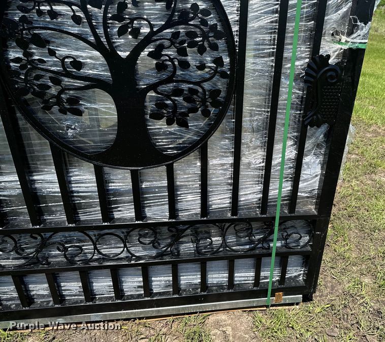 image for item DX0510 (3) sets of wrought iron gates