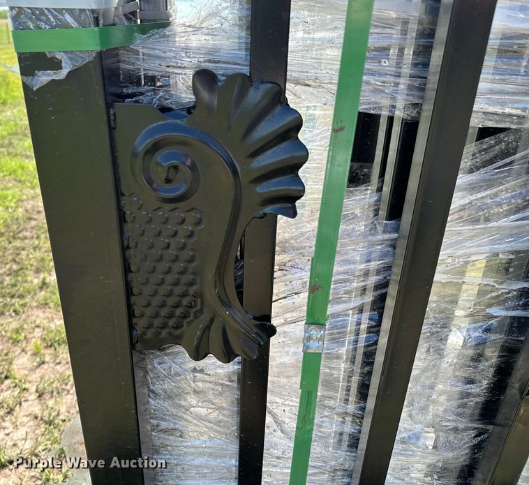 image for item DX0510 (3) sets of wrought iron gates