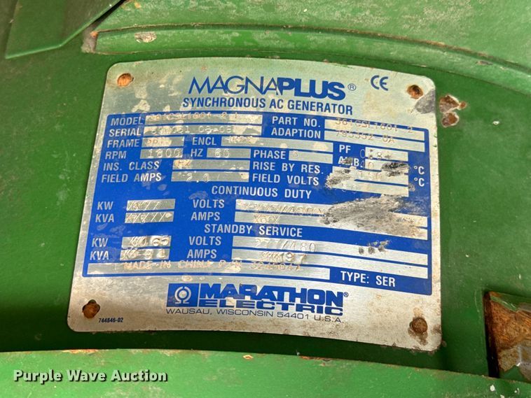 image for item DX0553 John Deere CK Power generator