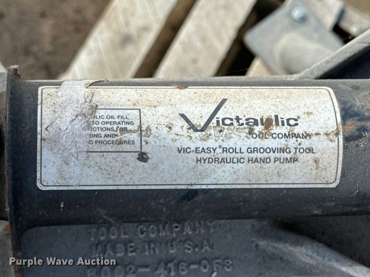 image for item DX0563 Victaulic AGS (3) pipe roll groovers