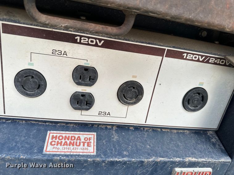 image for item DX0568 Honda EX5500 generator