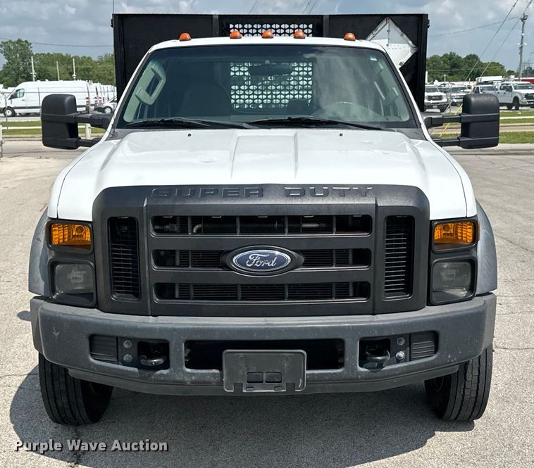 image for item DX0575 2008 Ford F450 Super Duty XL flatbed truck