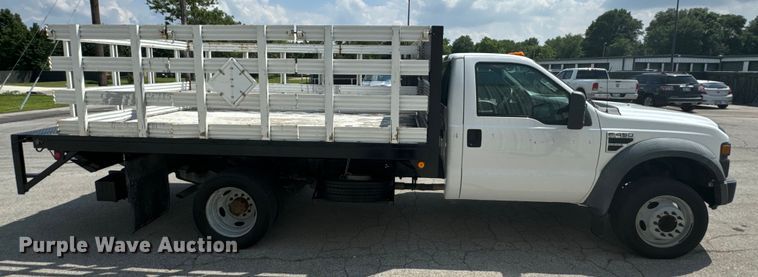 image for item DX0575 2008 Ford F450 Super Duty XL flatbed truck