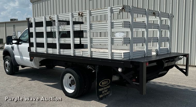 image for item DX0575 2008 Ford F450 Super Duty XL flatbed truck
