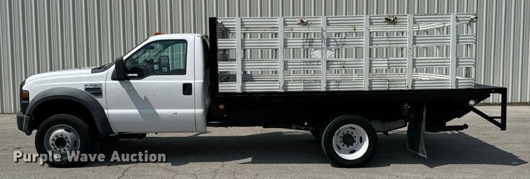 image for item DX0575 2008 Ford F450 Super Duty XL flatbed truck