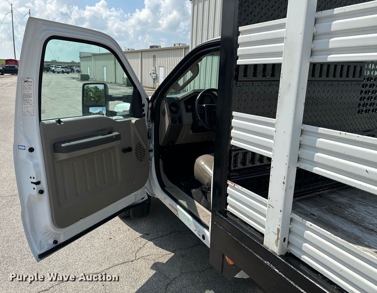 image for item DX0575 2008 Ford F450 Super Duty XL flatbed truck