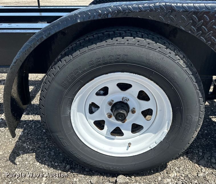 image for item EG1554 2005 Advanced MFG  & Power Systems Utility trailer