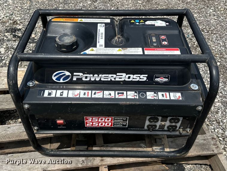image for item EG1618 PowerBoss 030628 generator