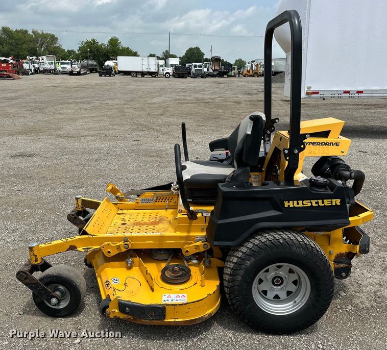image for item EG1619 2018 Hustler Super Z HyperDrive  ZTR lawn mower