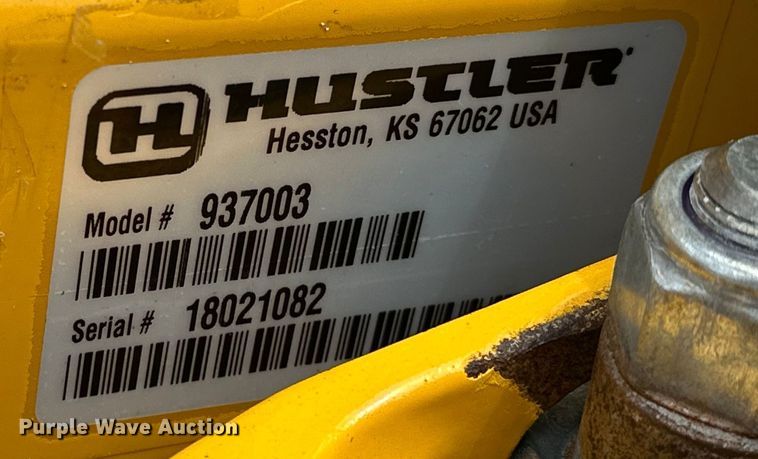 image for item EG1619 2018 Hustler Super Z HyperDrive  ZTR lawn mower