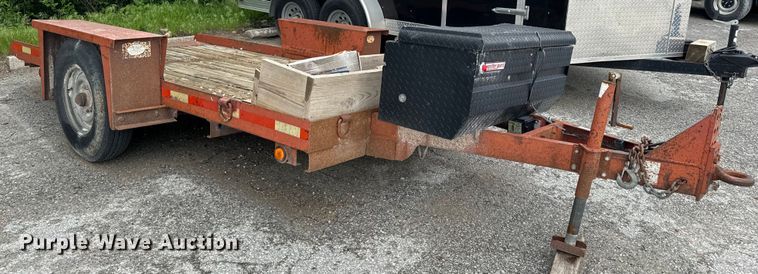 image for item EH6751 1998 Belshe WB-1 equipment trailer