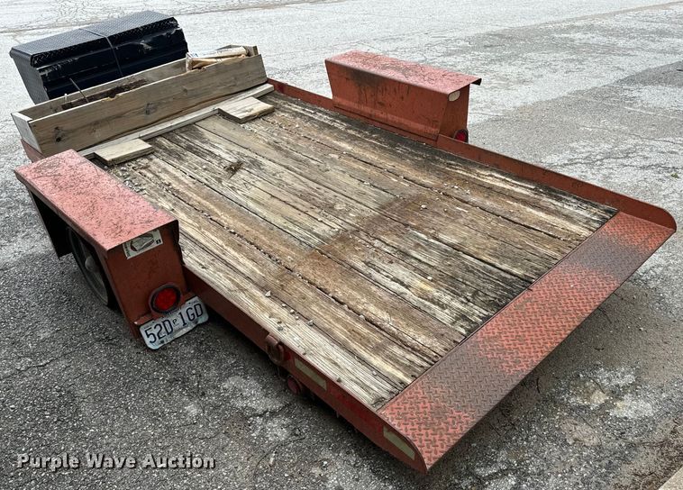 image for item EH6751 1998 Belshe WB-1 equipment trailer