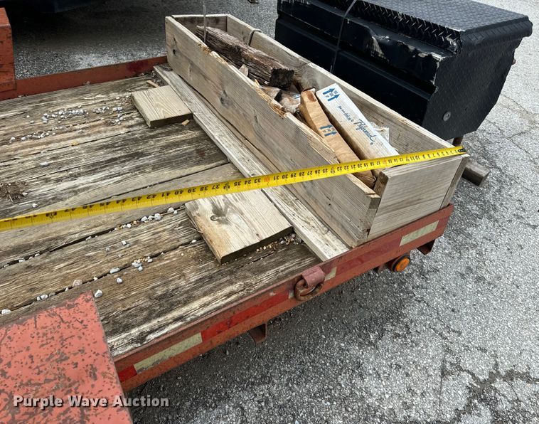 image for item EH6751 1998 Belshe WB-1 equipment trailer