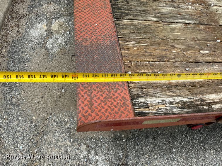 image for item EH6751 1998 Belshe WB-1 equipment trailer