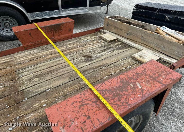 image for item EH6751 1998 Belshe WB-1 equipment trailer